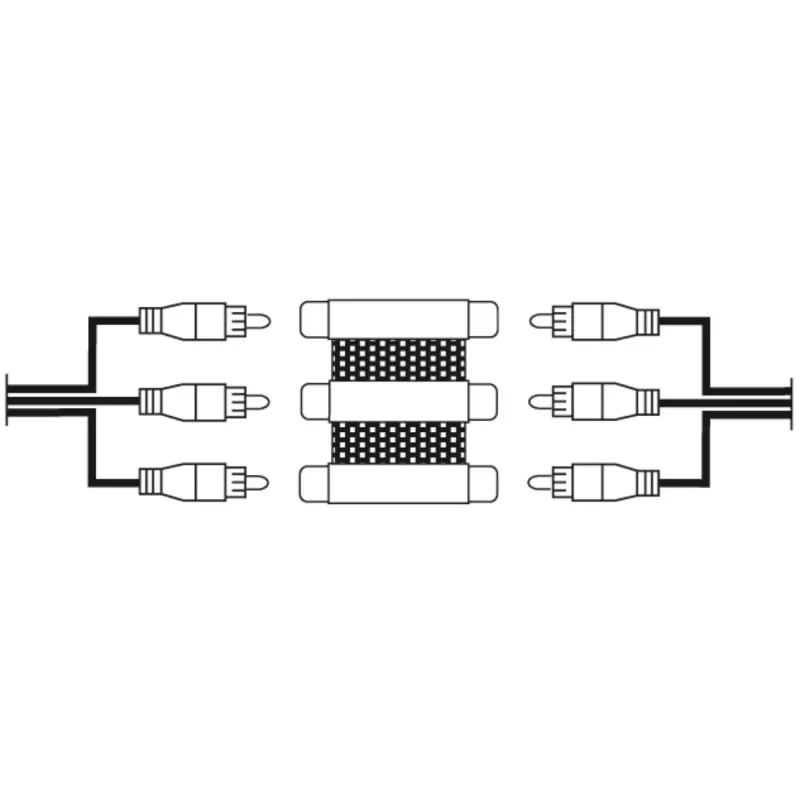 Hama 00205174 προσαρμογέας καλωδίου 3 x RCA