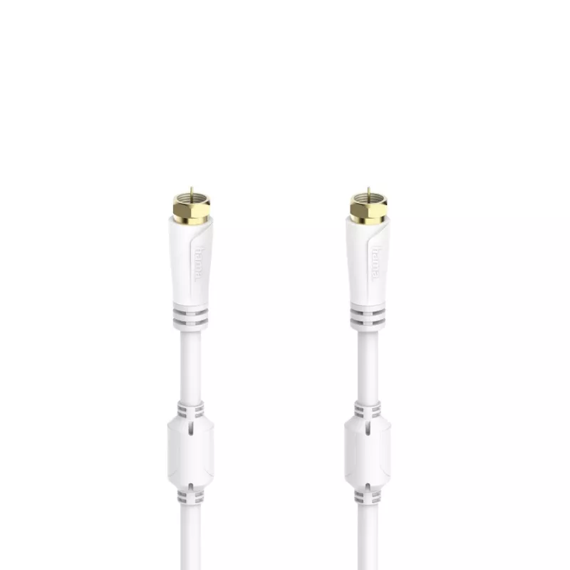 Hama 00205254 ομοαξονικό καλώδιο 7,5 m F λευκό