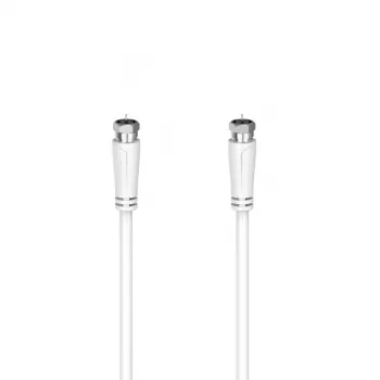 Hama 00205256 ομοαξονικό καλώδιο 7,5 m F λευκό