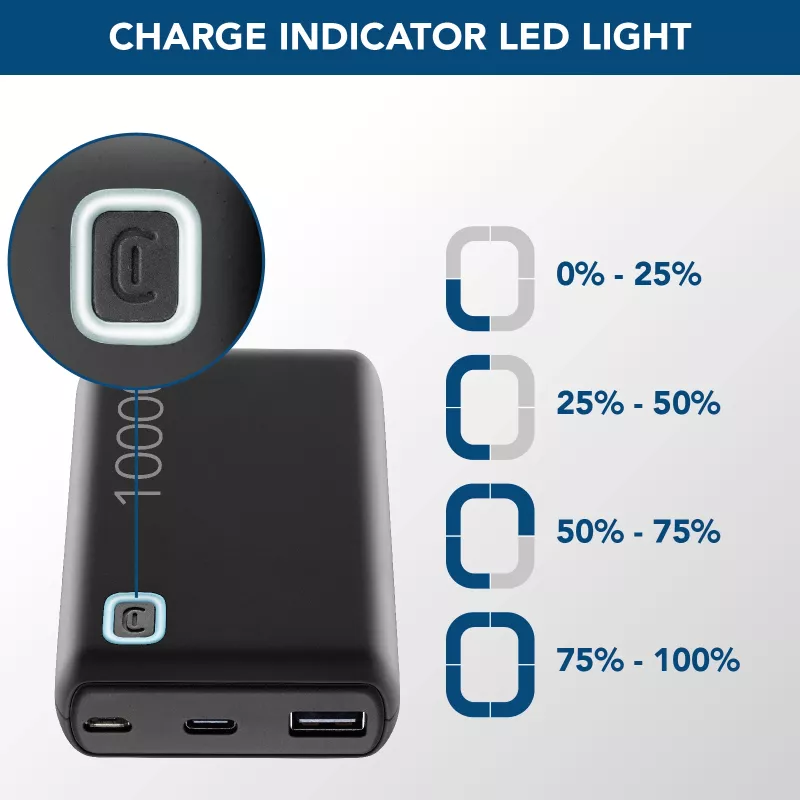 Cellularline Powerbank ESSENCE 10000 10000mAh φορητός φορτιστής