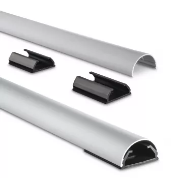Hama 00220991 Οργανωτής καλωδίων Universal κανάλι καλωδίων ασημί 1 τεμ.