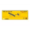DeLOCK USB Laser Presenter ασύρματο USB RF τηλεχειριστήριο κόκκινο laser pointer