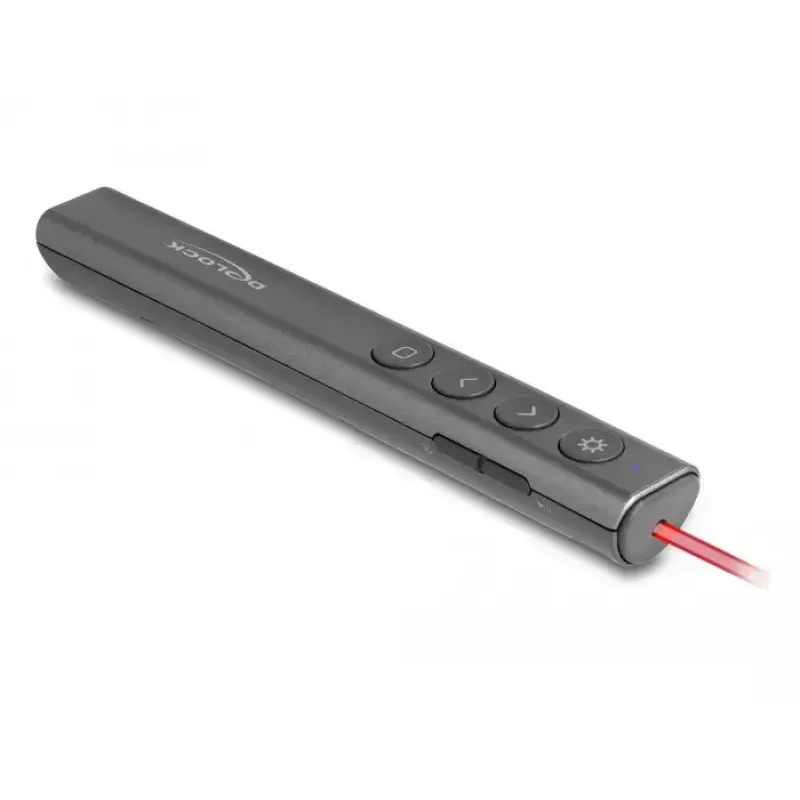 DeLOCK USB Laser Presenter ασύρματο USB RF τηλεχειριστήριο κόκκινο laser pointer