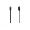 Hama 00074266 Καλώδιο USB USB 2.0 0,75 m USB-C Μαύρο