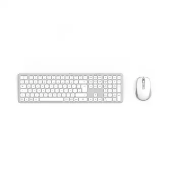 Hama WKM-550 Πληκτρολόγιο ποντίκι με Home/Office RF Wireless + Bluetooth QWERTZ Γερμανικό γκρι, λευκό