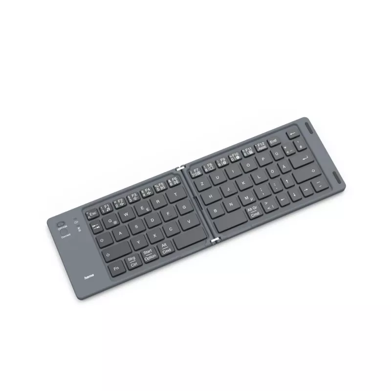 Hama Travel 450 QWERTZ German Bluetooth μαύρο, σκούρο γκρι