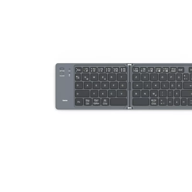 Hama Travel 450 QWERTZ German Bluetooth μαύρο, σκούρο γκρι