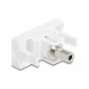 DeLOCK Easy 45 Module 3,5 mm 3-Pin υποδοχή jack σε υποδοχή, λευκό (90848)