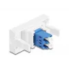 Προσαρμογέας οπτικών ινών DeLOCK 90847 LC Single-mode 1 τεμ. μπλε λευκό
