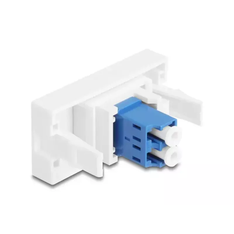 Προσαρμογέας οπτικών ινών DeLOCK 90847 LC Single-mode 1 τεμ. μπλε λευκό