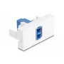 Προσαρμογέας οπτικών ινών DeLOCK 90847 LC Single-mode 1 τεμ. μπλε λευκό
