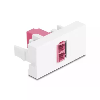 Προσαρμογέας οπτικών ινών DeLOCK 90846 LC Multi-mode 1 τεμ. μωβ λευκό
