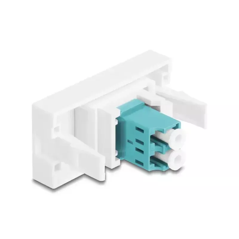 Προσαρμογέας οπτικών ινών DeLOCK 90845 LC Multimode 1 τεμ. χρώμα aqua λευκό
