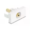 Πρίζα DeLOCK 90843 2 x 3,5 mm συνδετήρας καλωδίου λευκό