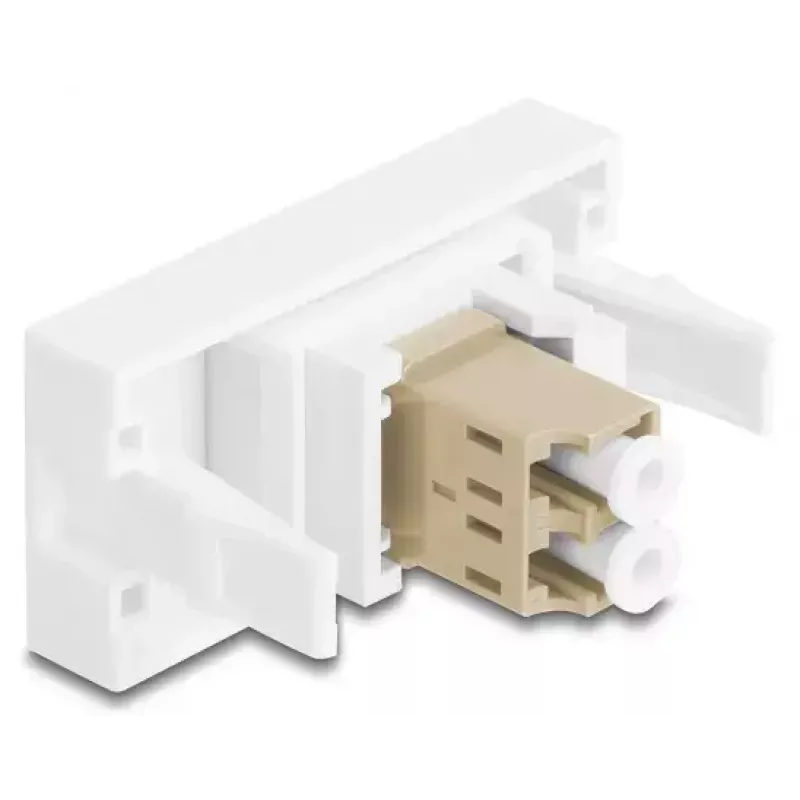 Προσαρμογέας οπτικών ινών DeLOCK 90840 LC Multimode 1 τεμ. μπεζ λευκό