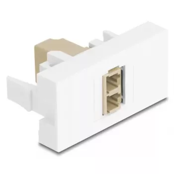 Προσαρμογέας οπτικών ινών DeLOCK 90840 LC Multimode 1 τεμ. μπεζ λευκό