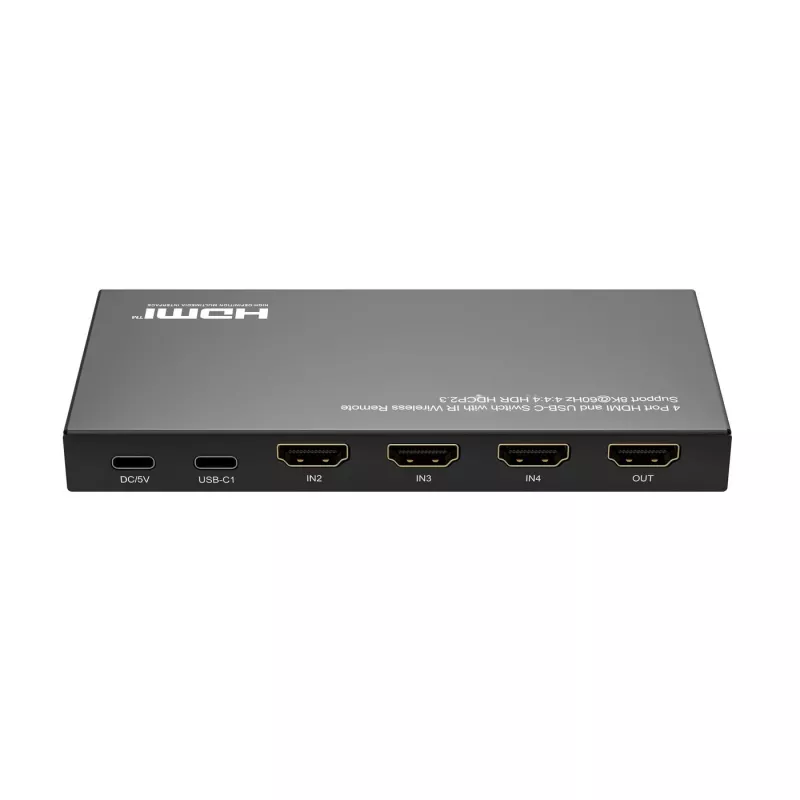 Διακόπτης HDMI MicroConnect MC-USBCHDMISWITCH0401-8K ανάλυση 8K