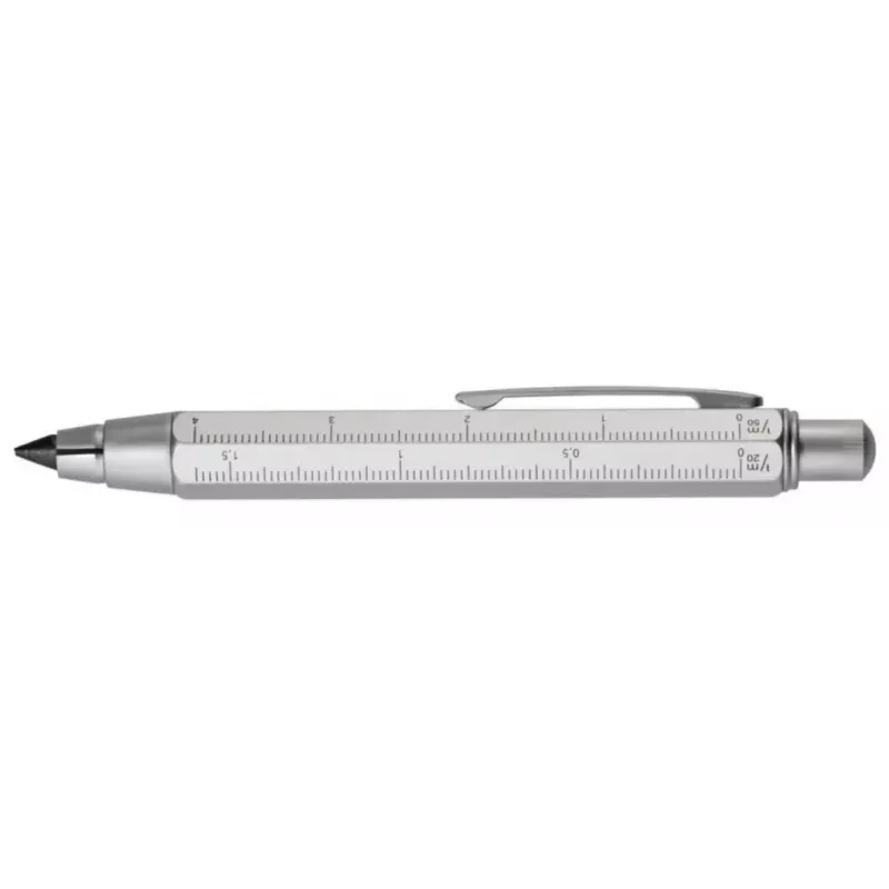 Μηχανικό μολύβι TROIKA ZIMMERMANN 5,6 mm HB ασημί ορείχαλκος