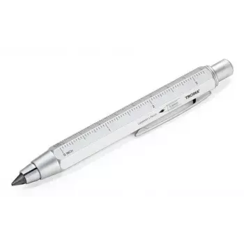 Μηχανικό μολύβι TROIKA ZIMMERMANN 5,6 mm HB ασημί ορείχαλκος