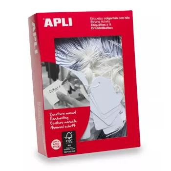 Ετικέτες APLI 00390 500 τεμ. Λευκό Ορθογώνιο 2,2x3,5 cm