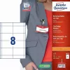 Μη αυτοκόλλητη ετικέτα AVERY 4822 Διαφανές Λευκό Ορθογώνιο 32 τεμ.