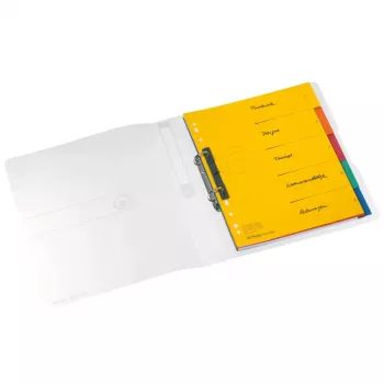 Ντοσιέ με κρίκους Herlitz 11205770 διαφανές