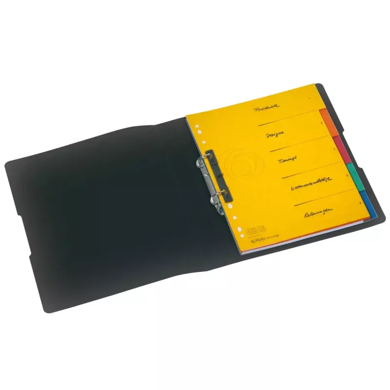 Ντοσιέ με κρίκους A4 Herlitz 11205754 μαύρο