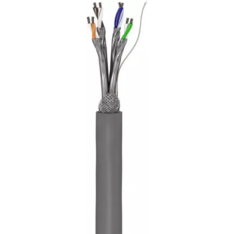 Καλώδιο δικτύου Goobay CAT 6 S/FTP PiMF γκρι 305 m