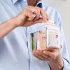 EMSA Optima 513557 δοχείο τροφίμων, 1 L, διαφανές/λευκό