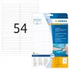 HERMA Αποσπώμενες λωρίδες σήμανσης A4 96x10 mm λευκές