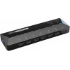 Renkforce 1268678 διανομέας USB 3.0 7+2 θυρών με θύρα γρήγορης φόρτισης, LED κατάστασης, μαύρο