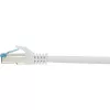 Renkforce 1381761 καλώδιο δικτύου RJ45, Cat6a S/FTP, 1 m, γκρι, με προστασία clip, επιβραδυντικό φλόγας