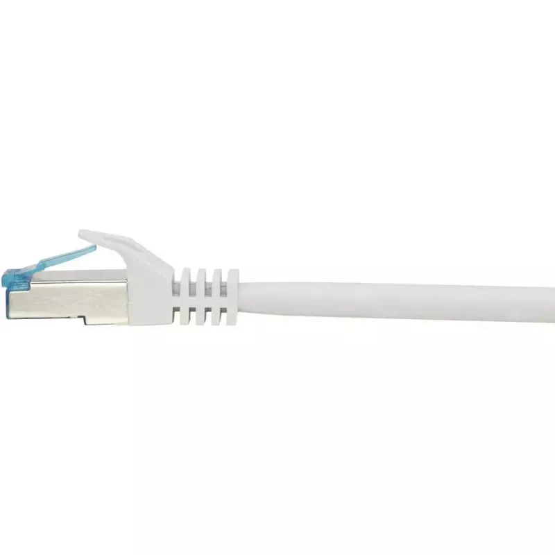 Renkforce 1381761 καλώδιο δικτύου RJ45, Cat6a S/FTP, 1 m, γκρι, με προστασία clip, επιβραδυντικό φλόγας