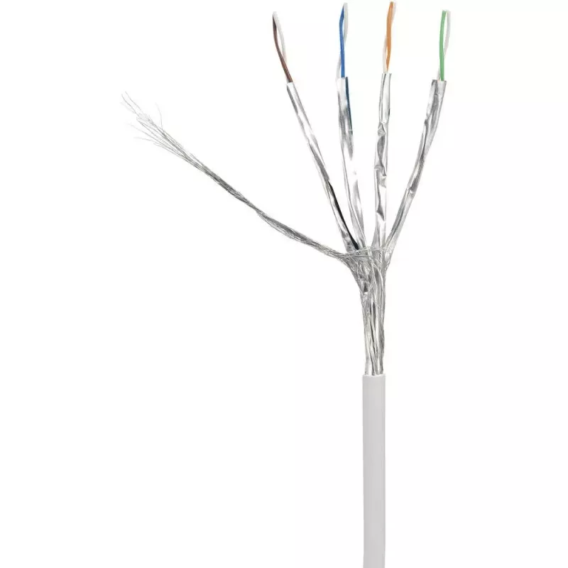 Καλώδιο δικτύου Renkforce RF-4149876 15m Cat6a S/FTP γκρι