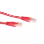 ACT Κόκκινο 2 μέτρα U/UTP CAT6A Patch καλώδιο με βύσματα RJ45