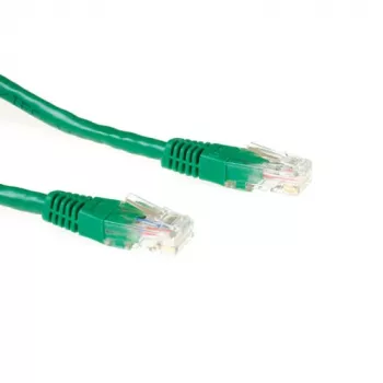ACT Πράσινο 15 μέτρα U/UTP CAT6A Patch καλώδιο με βύσματα RJ45