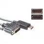 Καλώδιο μετατροπής DisplayPort βύσμα σε DVI βύσμα 1,00 m ACT AK3993