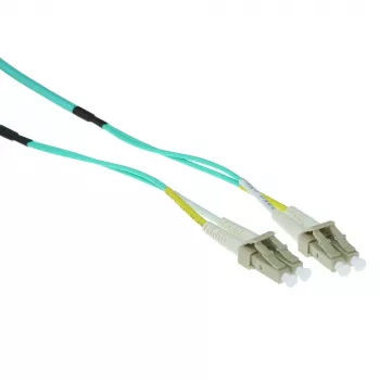 ACT 10 μέτρα Multimode 50/125 OM3 Duplex ενισχυμένο καλώδιο οπτικών ινών με βύσματα LC
