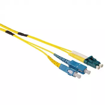 ACT 40 μέτρα Singlemode 9/125 OS2 Duplex ενισχυμένο καλώδιο οπτικών ινών με βύσματα LC και SC
