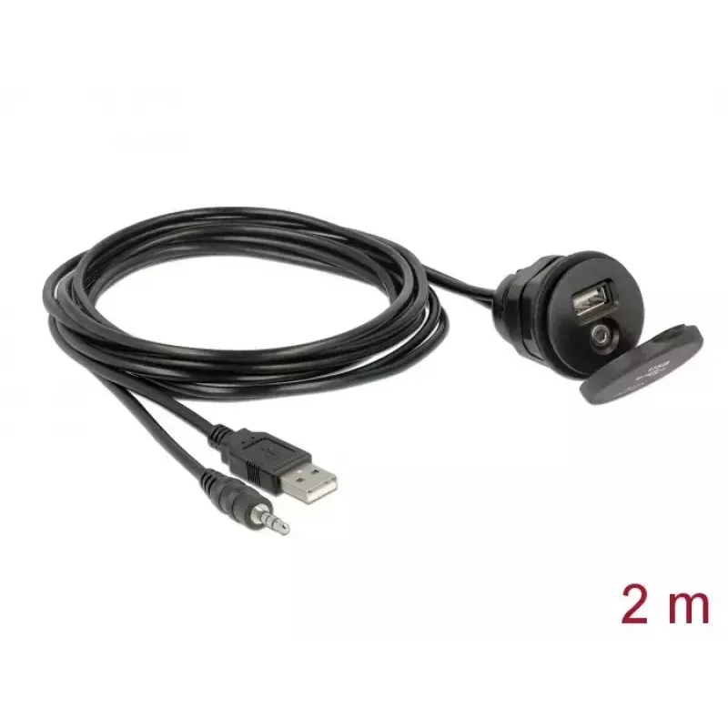 Καλώδιο USB DeLOCK 85719 2 m USB A μαύρο