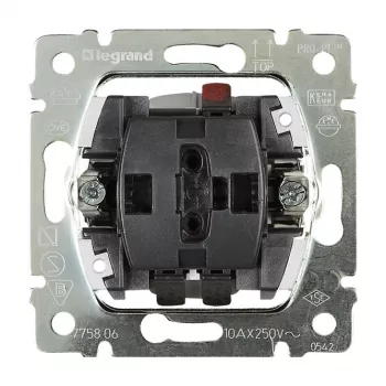 Legrand 775804 διακόπτης φωτός πλαστικό ανοξείδωτο ατσάλι, διαφανές