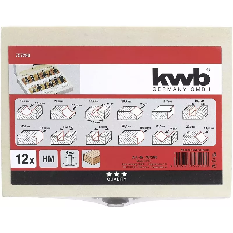 Περιστροφικός φρέζας KWB 757290