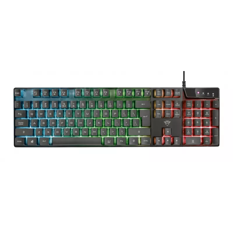 Trust GXT 835 Azor πληκτρολόγιο gaming USB γερμανικό μαύρο