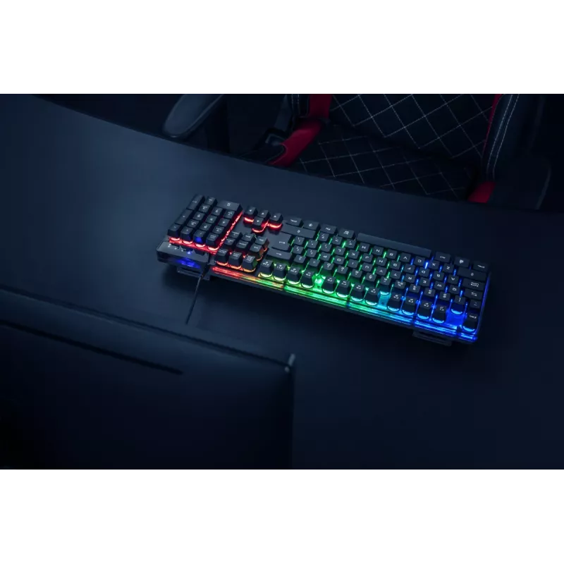 Trust GXT 835 Azor πληκτρολόγιο gaming USB γερμανικό μαύρο