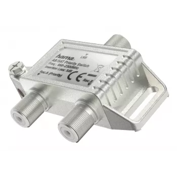 Hama 00205232 Διαχωριστής/συνδυαστής καλωδίων ασημί