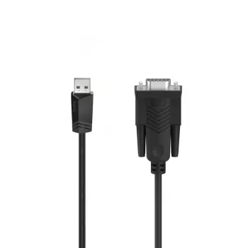 Hama 00200622 σειριακό καλώδιο μαύρο 1,5 m Sub-D USB-A
