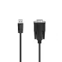 Hama 00200622 σειριακό καλώδιο μαύρο 1,5 m Sub-D USB-A
