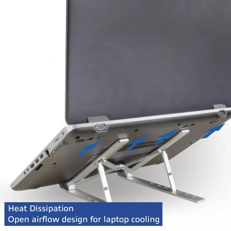 ACT Πτυσσόμενη βάση laptop Αλουμίνιο, ρυθμιζόμενη σε 7 ύψη
