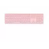 Rapoo E9800M πληκτρολόγιο ασύρματο Bluetooth QWERTZ γερμανικό ροζ