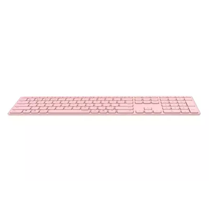 Rapoo E9800M πληκτρολόγιο ασύρματο Bluetooth QWERTZ γερμανικό ροζ
